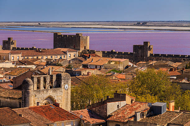 Ancient beautiful city in France. Languedoc. Camargue.